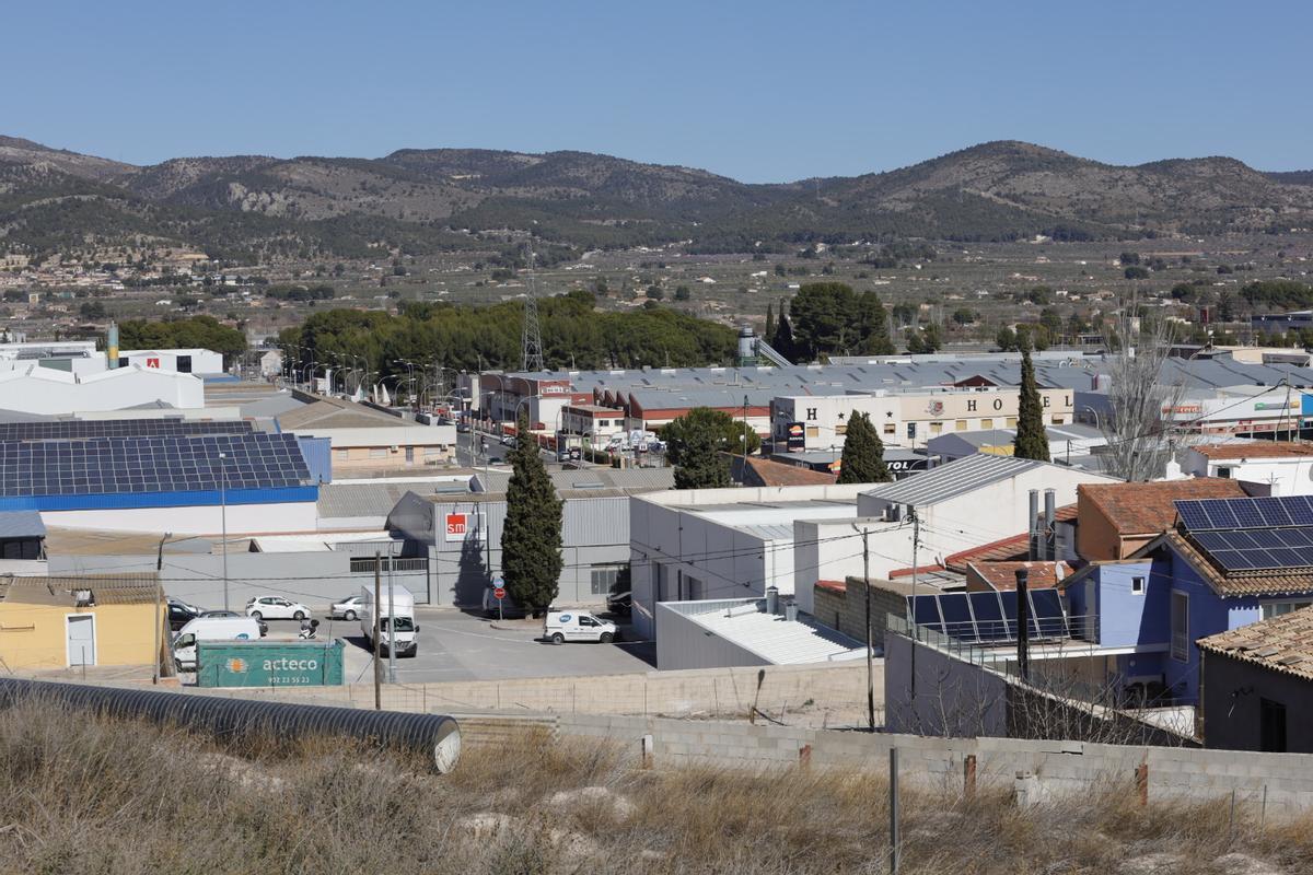 Entorno del polígono industrial I La Foia de Castalla