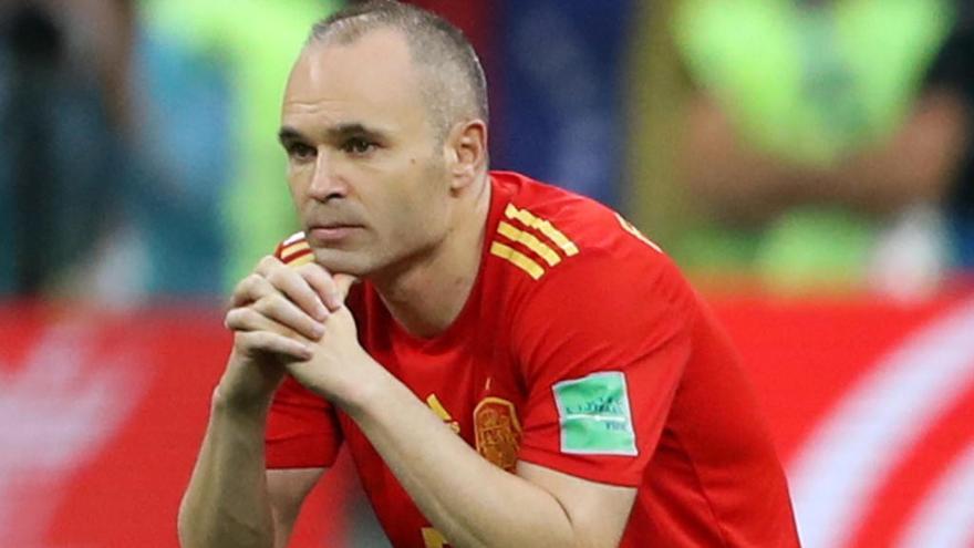 Iniesta se despide de la selección.