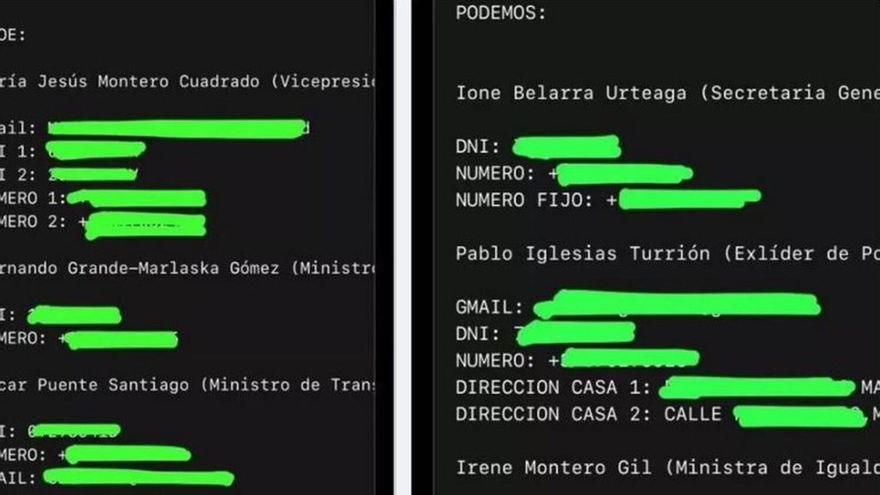 Una copia del censo electoral, entre las fuentes usadas para filtrar datos de Pedro Sánchez, políticos y periodistas