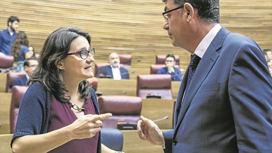 Oltra evita respaldar a Morera en la denuncia contra el Bloc por la financiación irregular