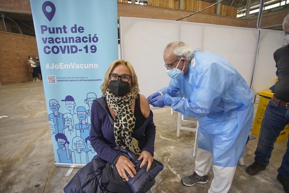 Salut obre el punt de vacunació massiu del Palau de Fires de Girona