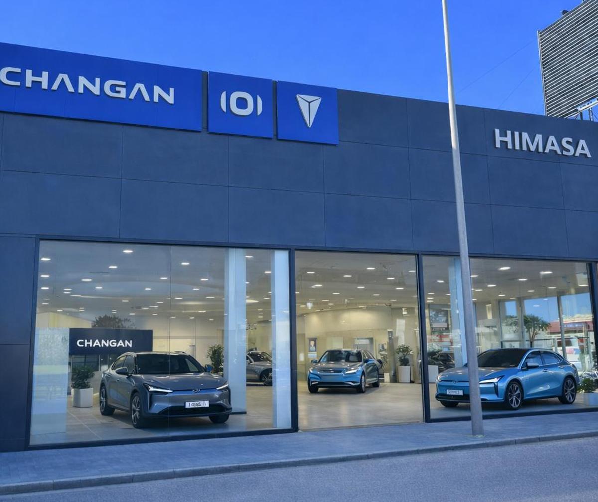 Fachada de la nueva tienda Changan Himasa.