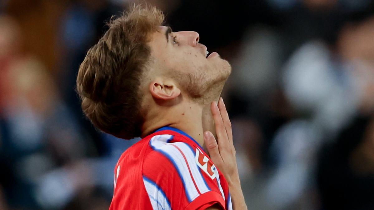 Adrián Niño debutó con el Atlético: "Es el día más feliz de mi vida, pero me queda un sabor agridulce..."