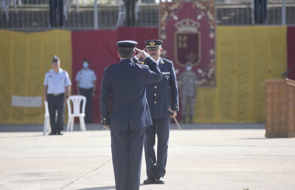 Acto de relevo de mando de la Base Aérea de Alcantarilla