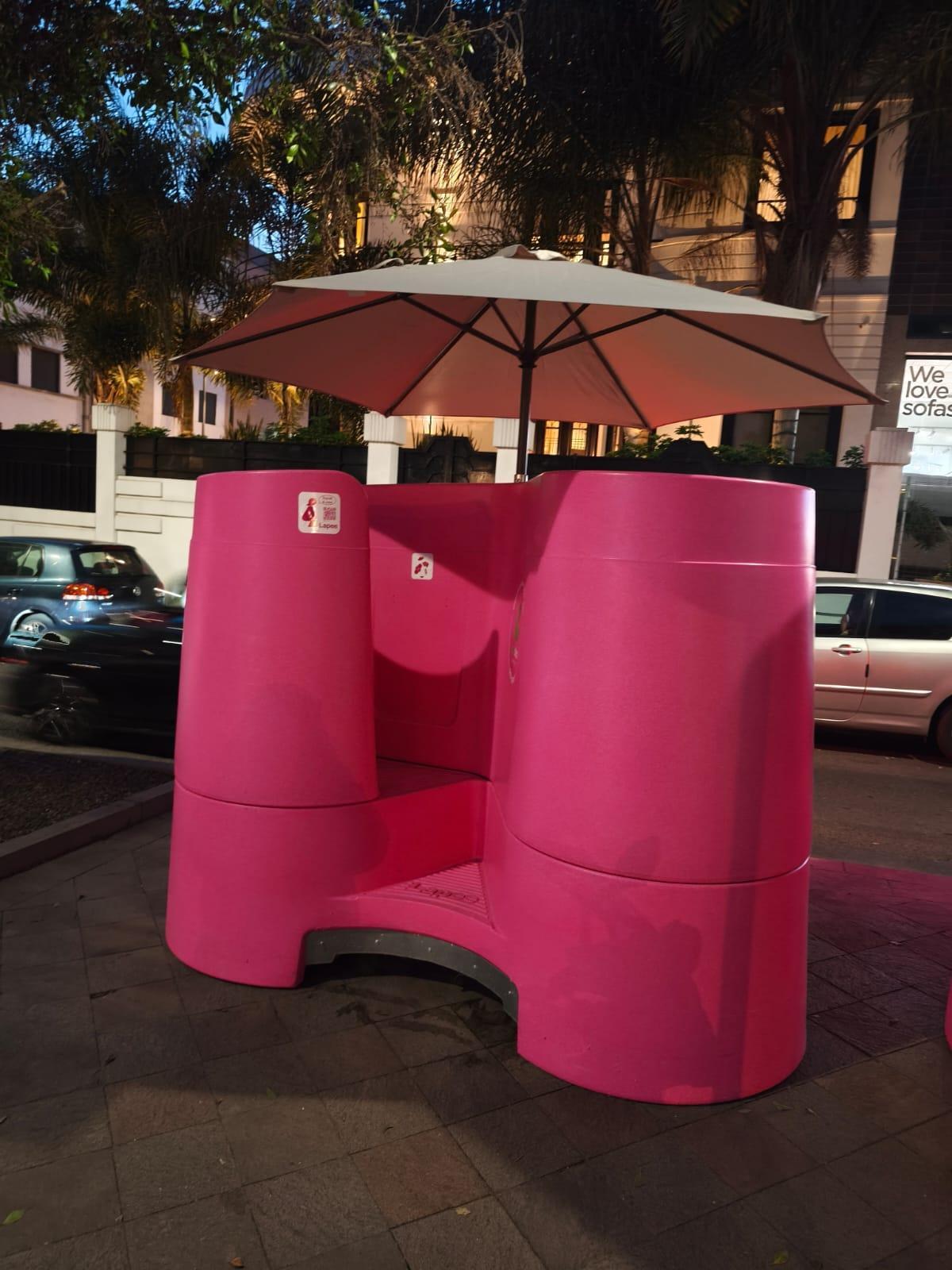 Baños portátiles solo para mujeres en el Carnaval de Santa Crus de Tenerife