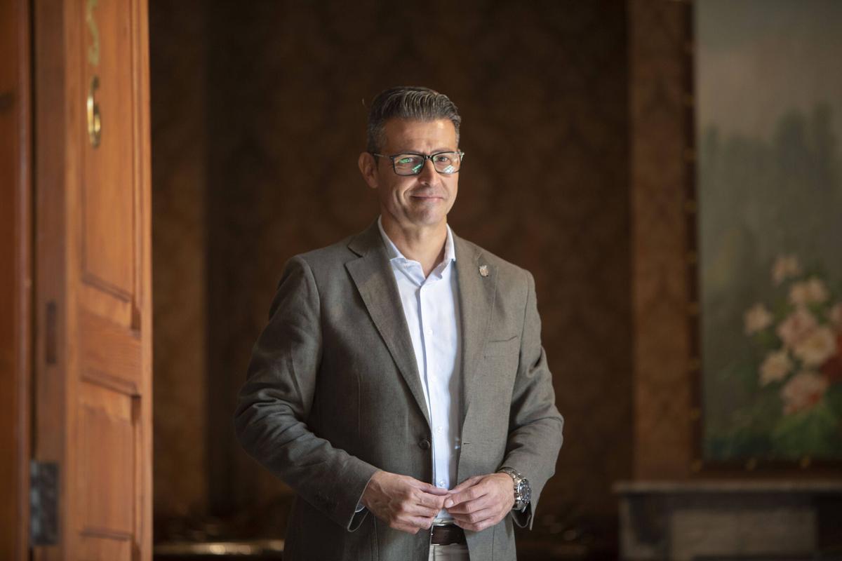 El alcalde de Almussafes, Toni González, en una imagen de archivo.