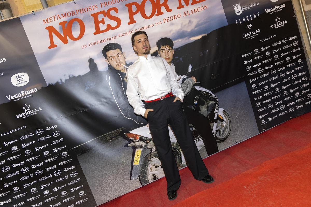Pedro Alarcón, durante el estreno de 'No es por mí'