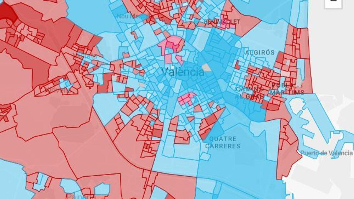 Mapa de València