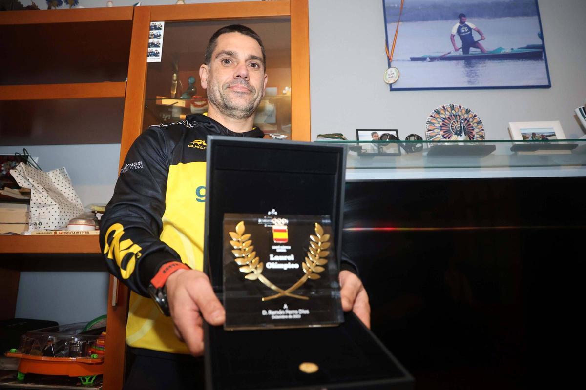 Ramón Ferro, ayer en A Illa.