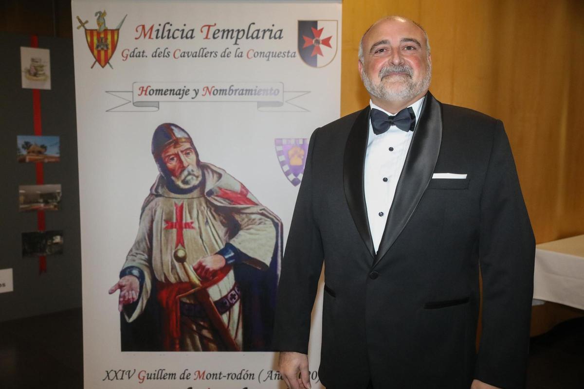 Manuel Torada es miembro de la Milicia Templaria de la Germandat dels Cavallers de la Conquesta.