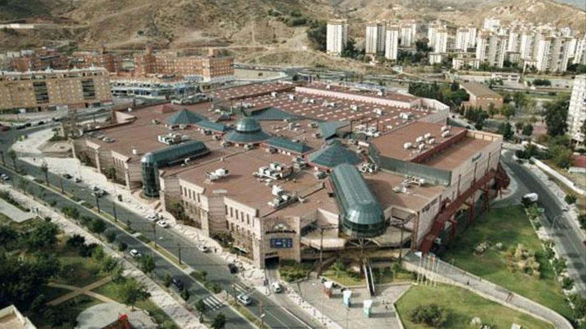 Vista aérea del Centro Comercial Rosaleda