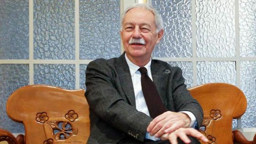 Eduardo Mendoza, ayer.