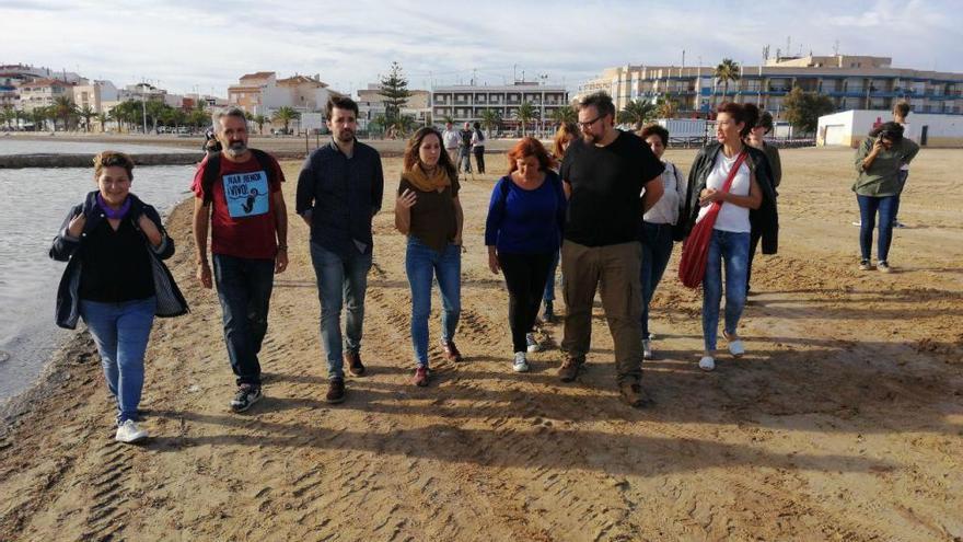 Belarra, en el Mar Menor: &quot;PP y PSOE son incapaces de hacer frente a quienes contaminan&quot;