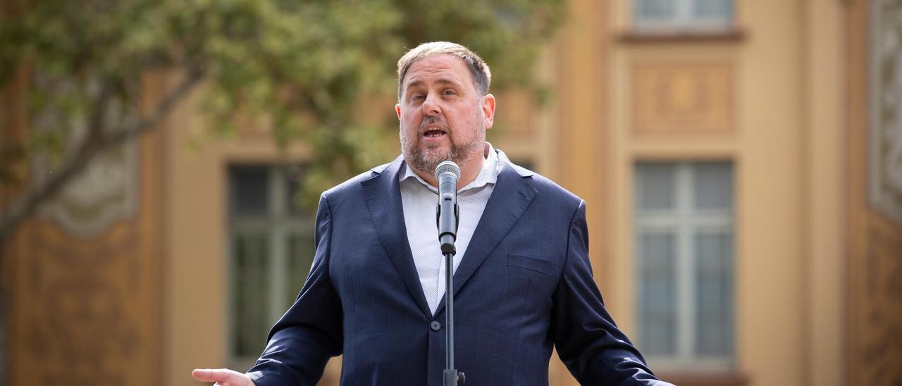 El líder d&#039;ERC, Oriol Junqueras.