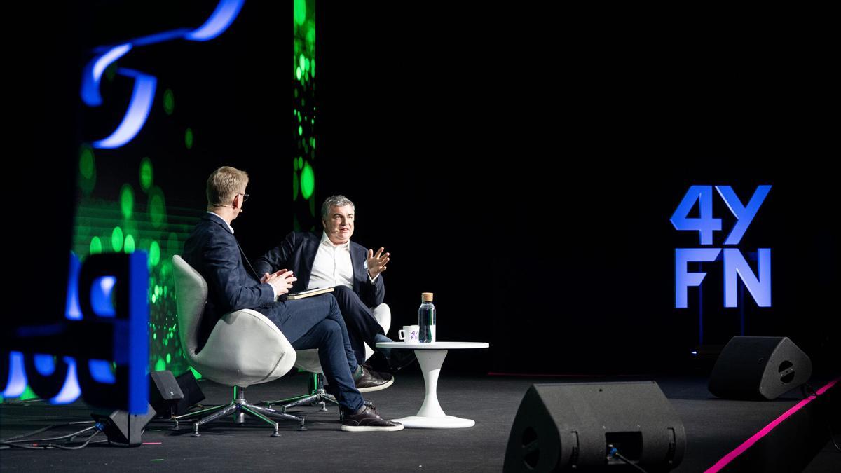 Una de las conferencias dentro del 4YFN 2025, dentro del Mobile World Congress