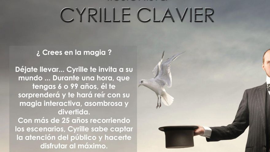 Ilusionista Cyrille Clavier