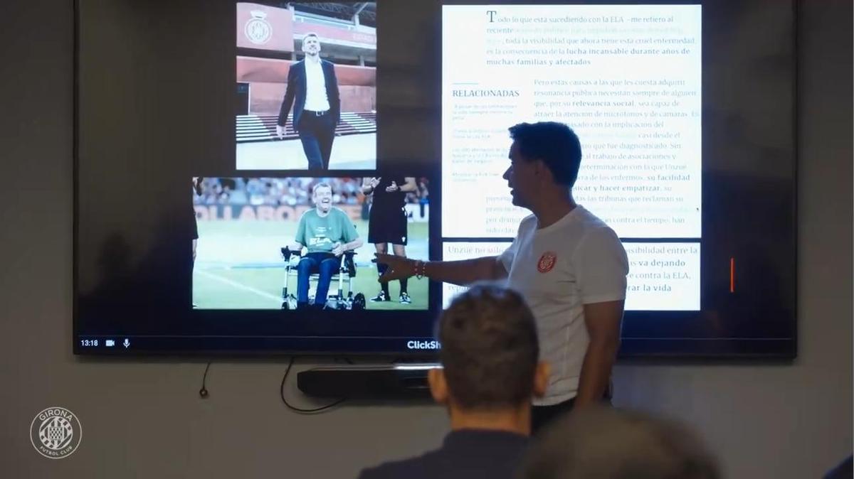 El emotivo mensaje de Míchel a sus jugadores sobre Juan Carlos Unzué