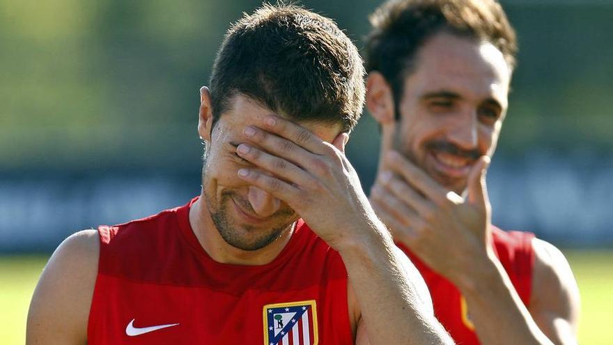 Gabi vuelve a los entrenamientos del Atlético