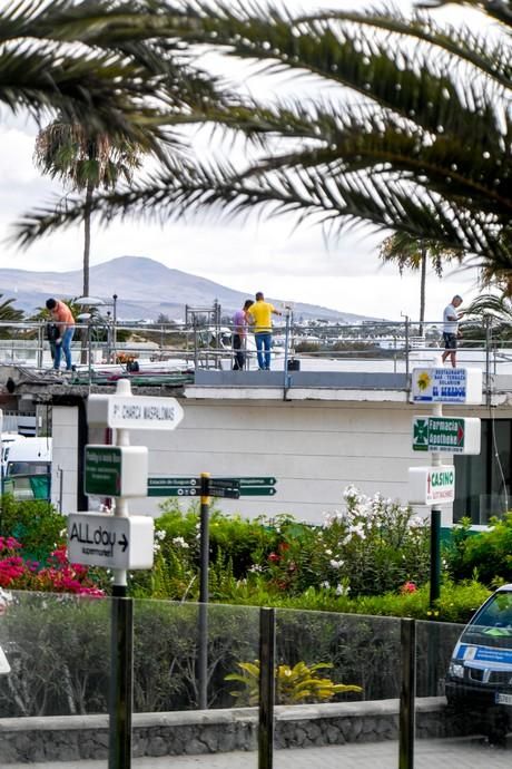 OBRAS ILEGALES CERCA DE LA CHARCA DE MASPALOMAS