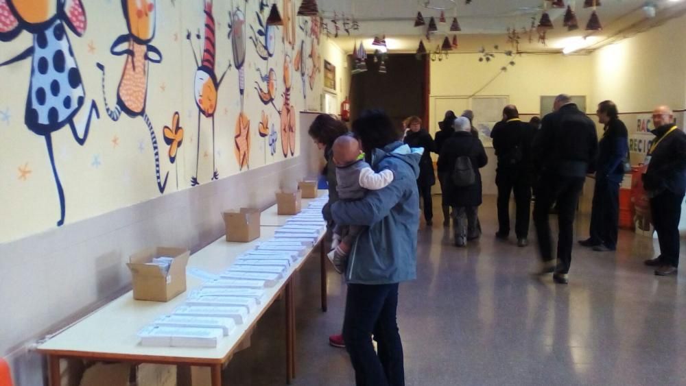 Votació al Serra i Húnter