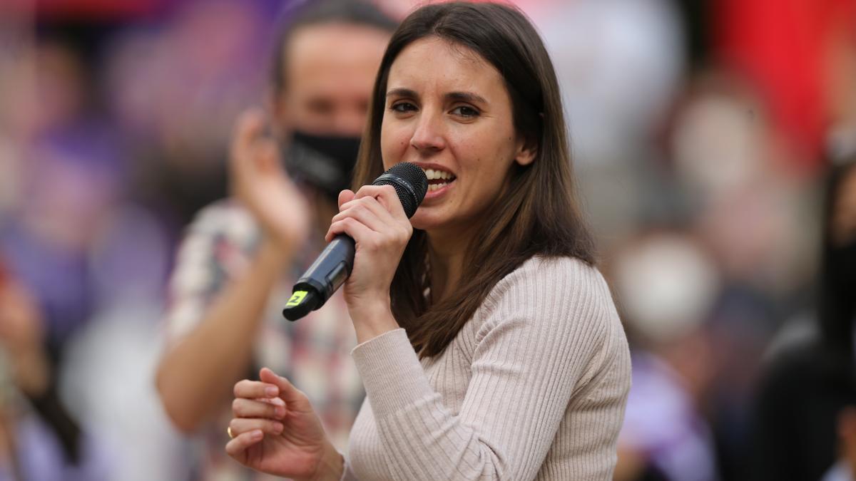 La ministra de Igualdad, Irene Montero.