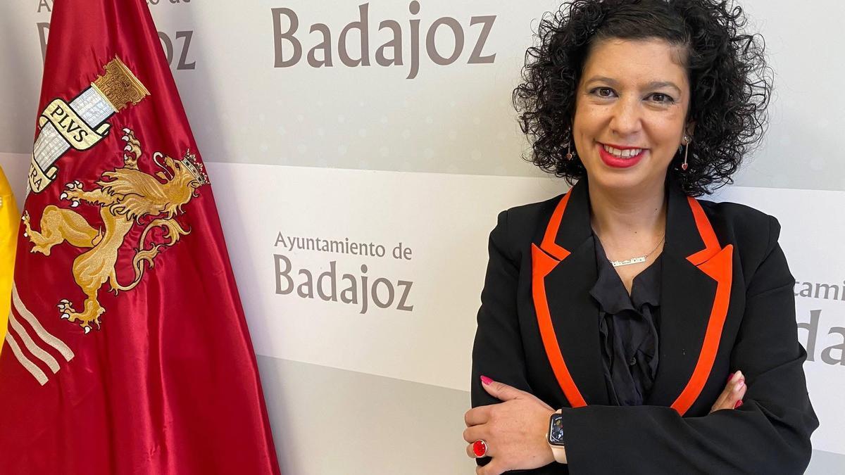 La portavoz municipal socialista en Badajoz, Silvia González.