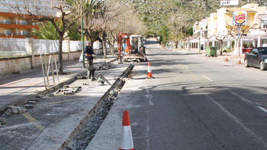 Las obras ya están en marcha en la popular  avenida.