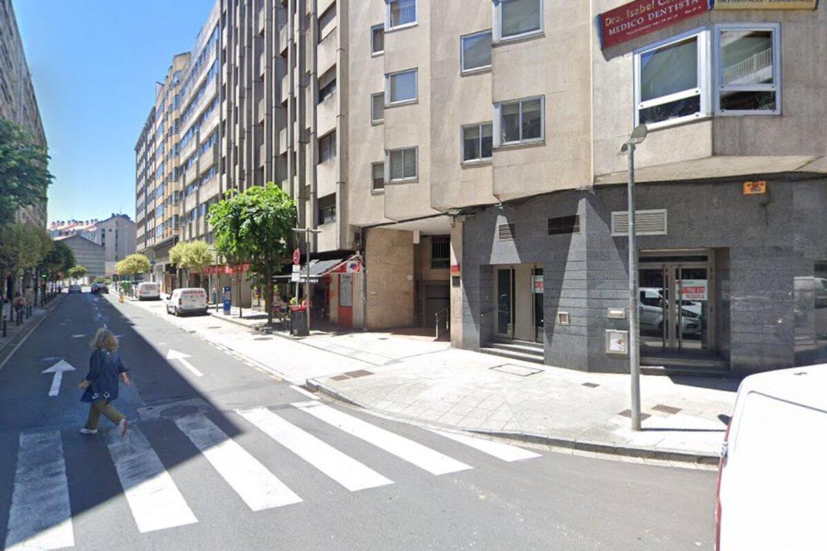 Garaje de Frei Rosendo Salvado en el que se produjeron los robos