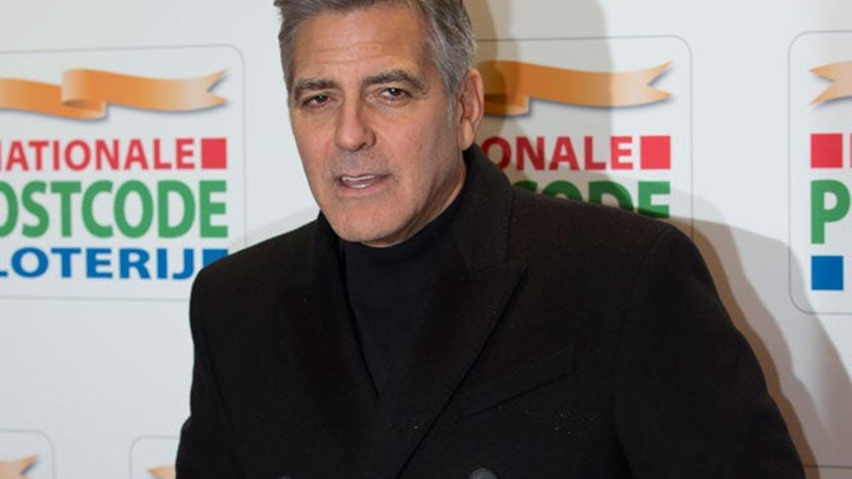 George Clooney asiste a una gala benéfica en Ámsterdam