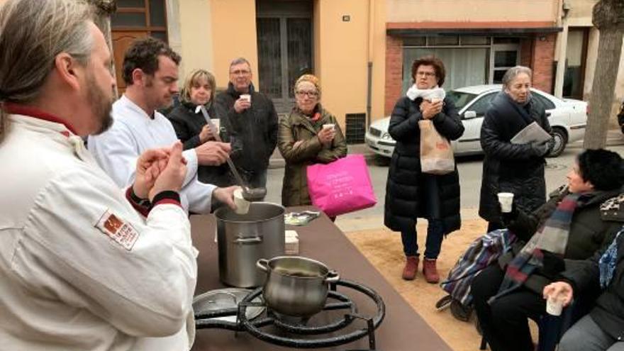 Demostració de cuina d&#039;aprofitament alimentari a Llagostera