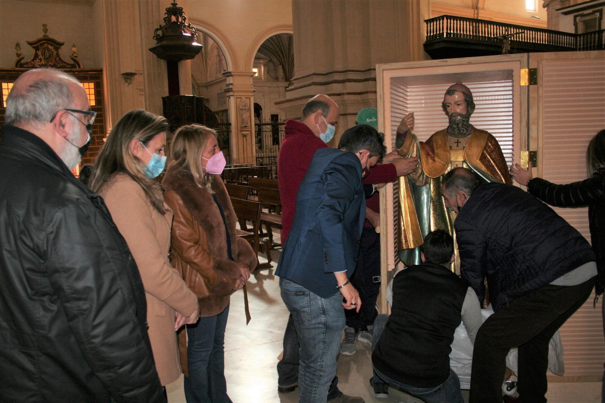 El Patrón de Lorca llega a la ciudad para presidir sus fiestas