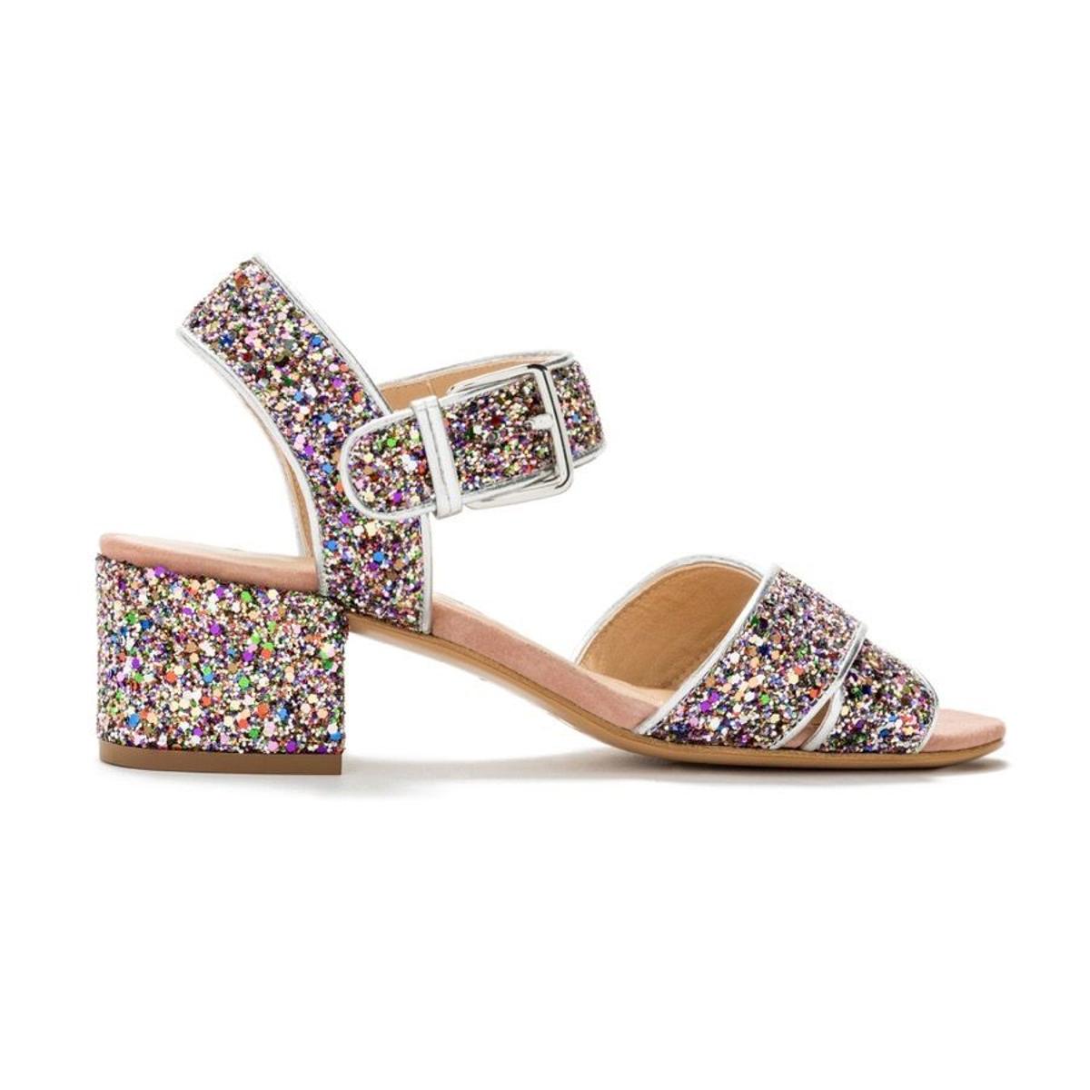 Rebajas Bimba y Lola zapatos imprescindibles, sandalia glitter