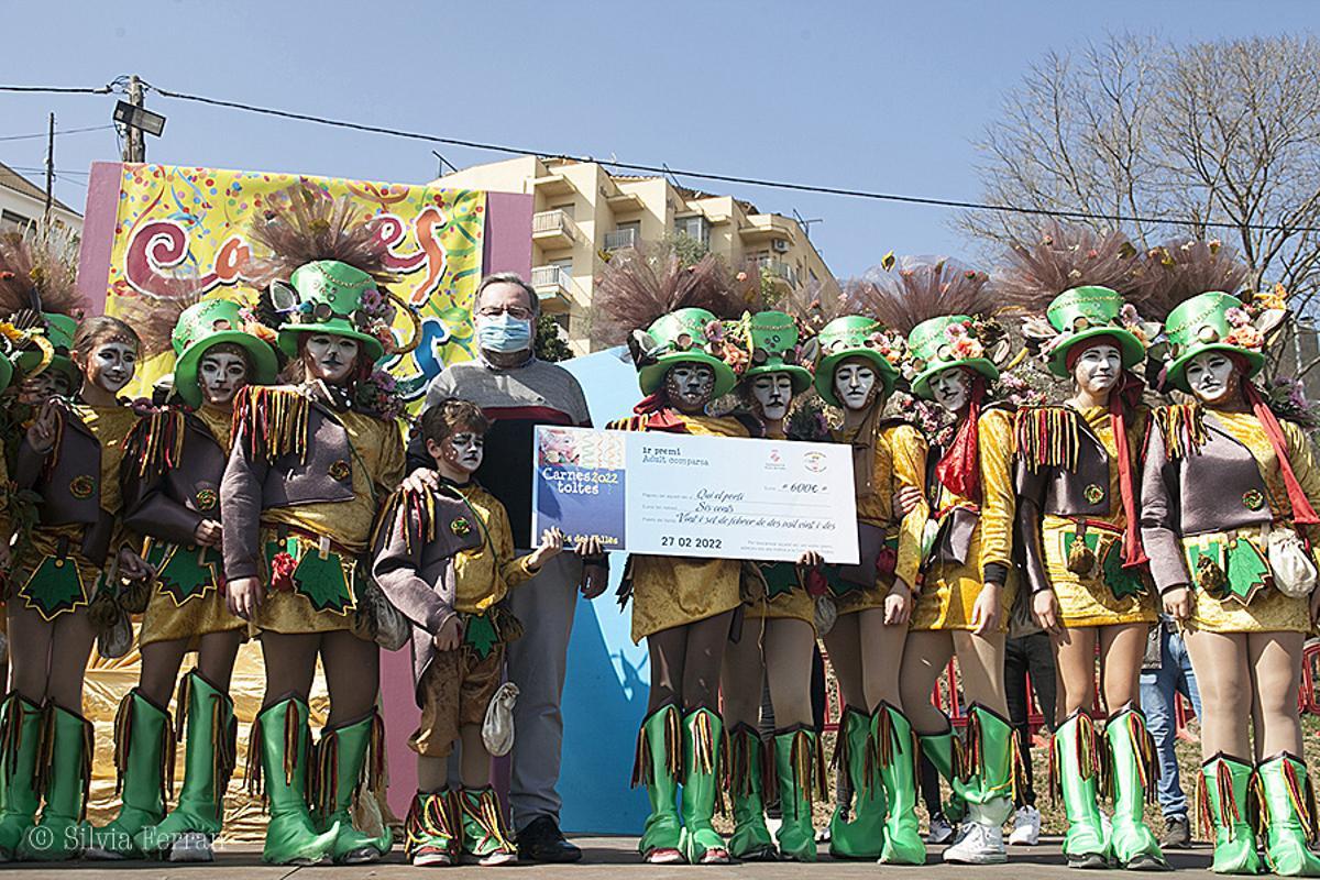 ‘Bosc d’encís’ i ‘Olímpic Pompeu 92’: les comparses guanyadores del Carnaval de Parets