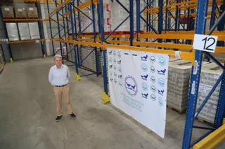Rafael Revuelto, Banco de Alimentos: «Las donaciones han caído muchísimo, estamos faltos de alimentos»