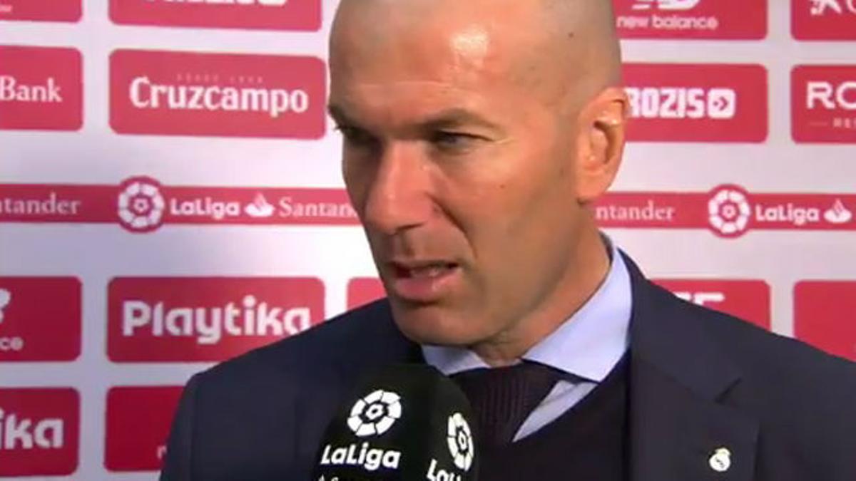 Zidane: La derrota es lógica