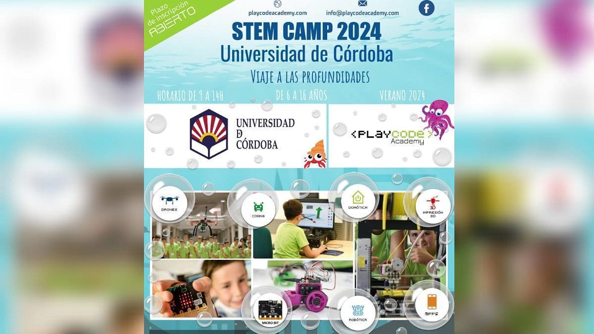 Cartel del 2º Campus Tecnológico Universidad de Córdoba.