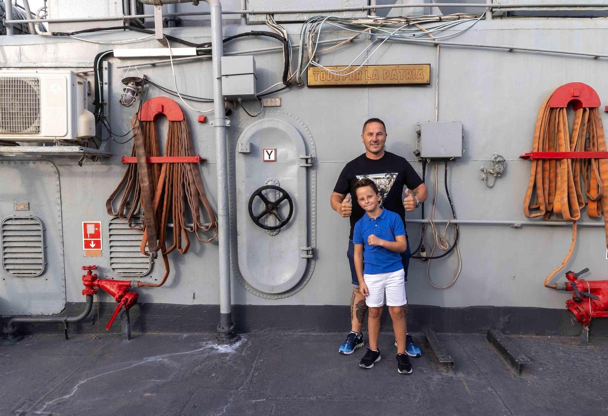 El patrullero "Infanta Cristina" se despide de Alicante tras 43 años al servicio de la Armada Española