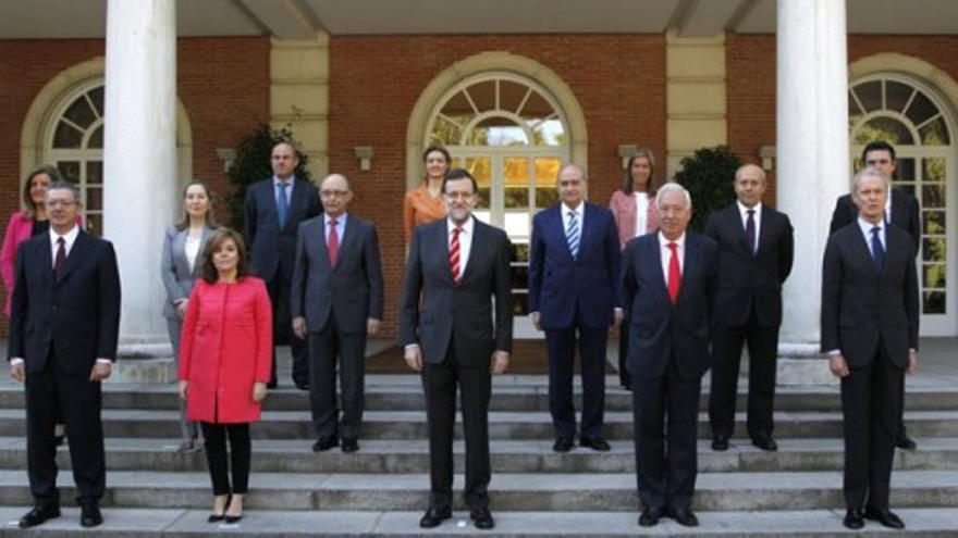 Rajoy preside la foto de familia del nuevo Ejecutivo