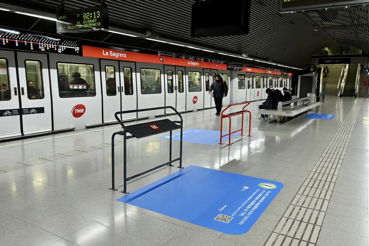 Apoyos isquiáticos en el Metro de Barcelona