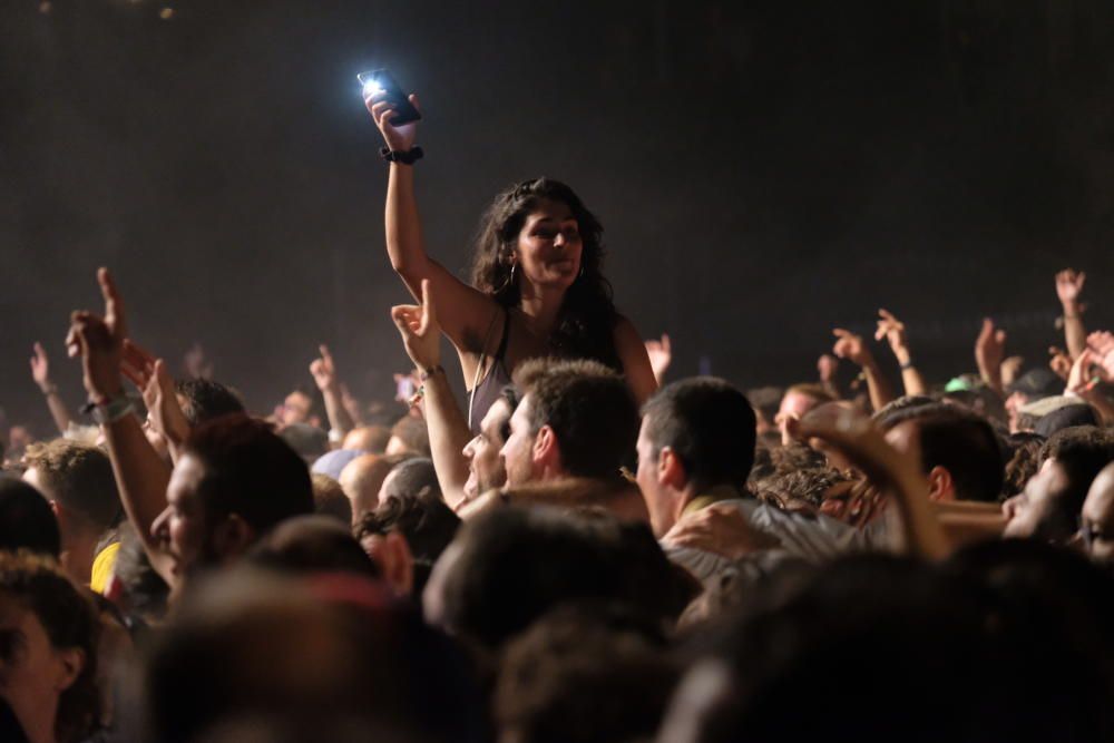 La Pegatina actúa en el festival Rabolagartija