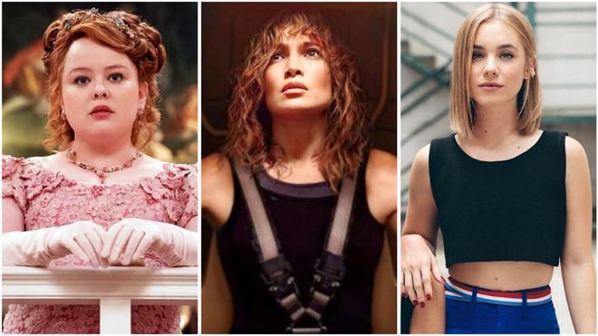 Combo de estrenos de Netflix: Nicola Coughlan en Los Bridgerton, Jennifer Lopez en la película Atlas y Clara Galle en la serie Ni una más 