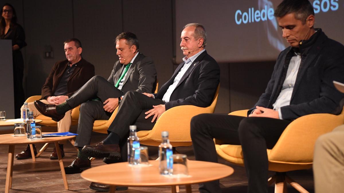 Representantes de los principales clubes coruñeses, en la jornada Sport Experience Factory