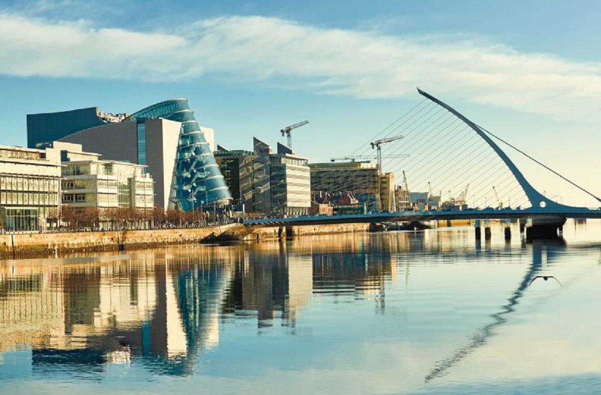 Una vista de la capital irlandesa, Dublín.