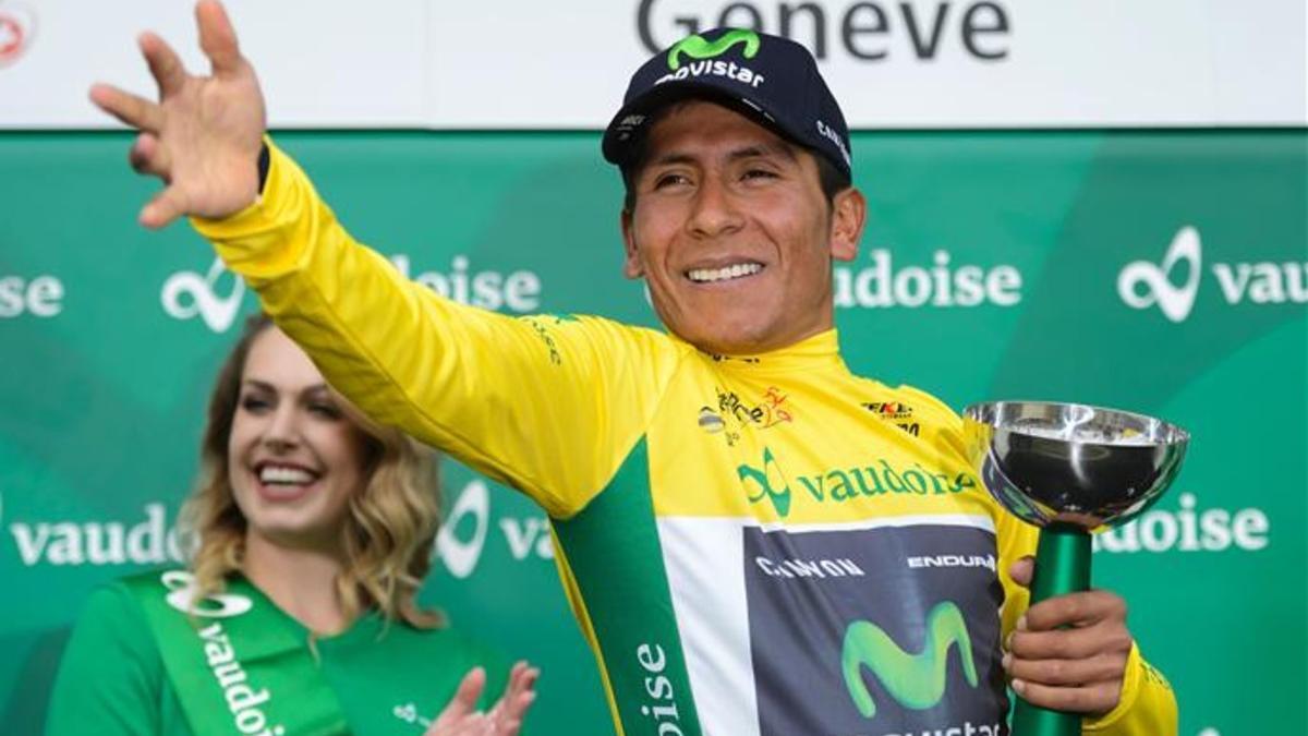 Nairo Quintana, ganador del Tour de Romandía 2016