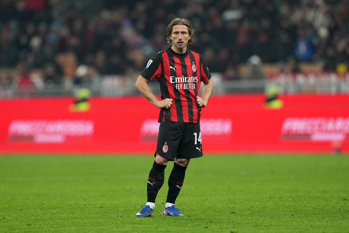Luka Modric continúa a un primer nivel en el Milan