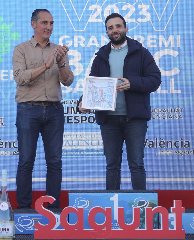 Llegada a Sagunt de la tercera etapa de la Volta Ciclista a la Comunitat Valenciana