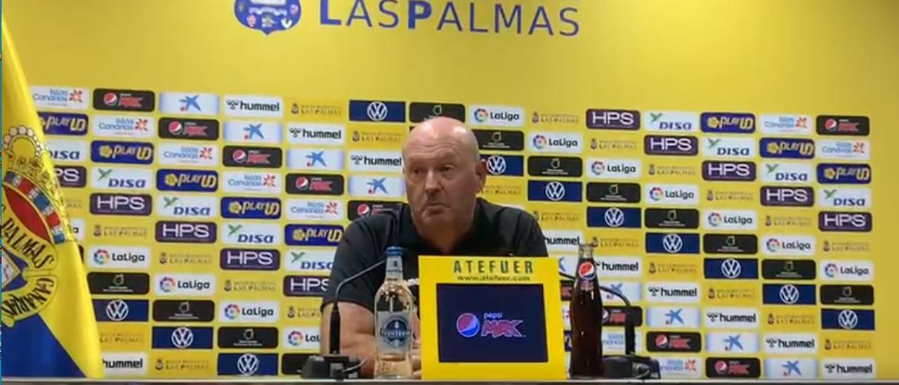 Rueda de prensa de José Mel, entrenador de la UD Las Palmas (18/09/2021)