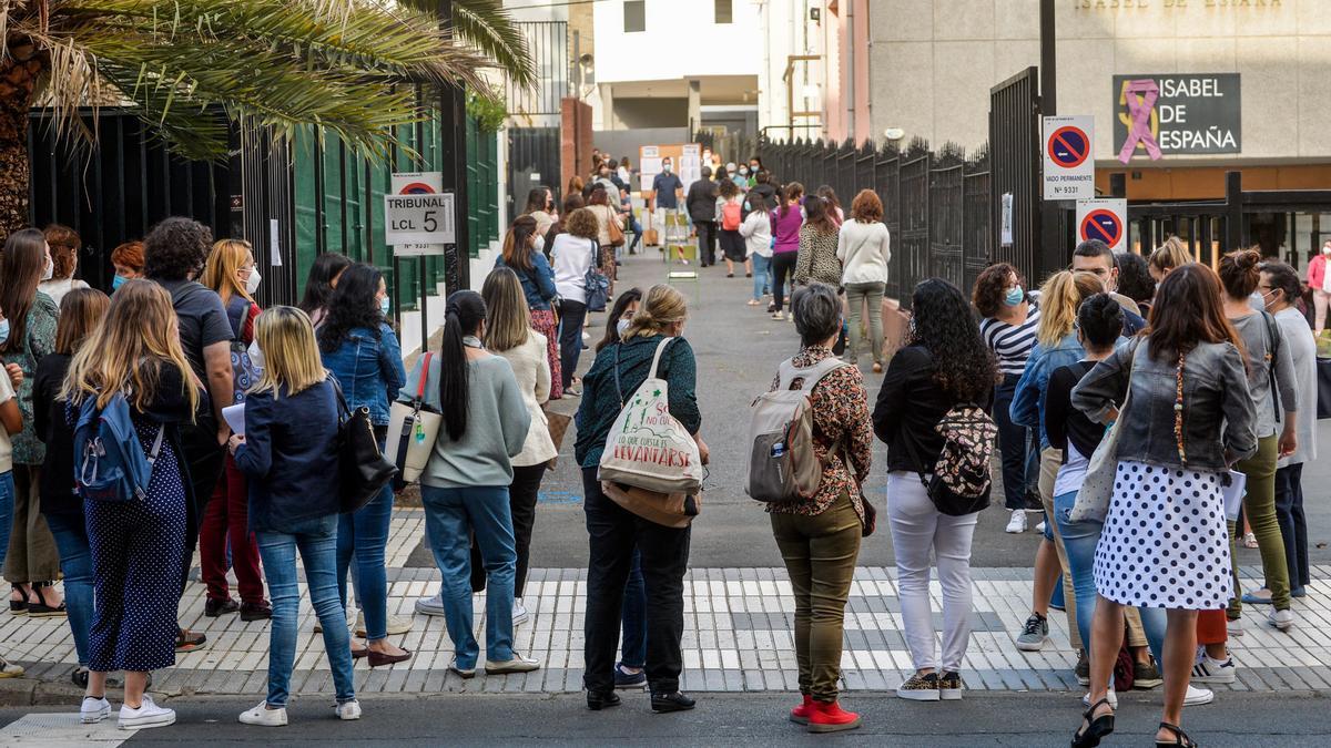 Jornada del domingo de las oposiciones de Educación