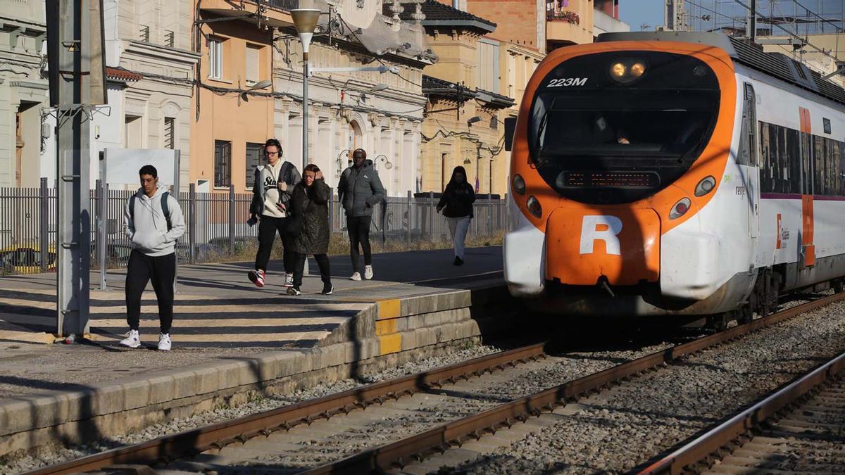 Acto de presentación del inicio de las obras para el soterramiento de las vías del tren de la R2 de Rodalies en Montcada i Reixac