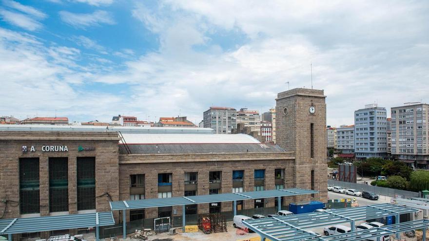 Adif mantiene la fecha del fin de obra de la terminal de tren de la intermodal de A Coruña para este año, pese a las nuevas deficiencias detectadas